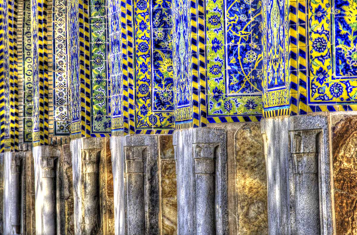 AP024 Courtyard Shah Mosque. Isfahan, Iran.
