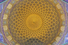 AP-015 Inner Dome Sheikh Lotfollah Mosque. Isfahan, Iran.